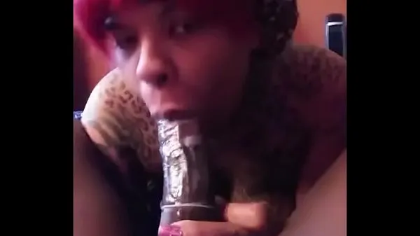 Watch Sexy Black Tranny sucking BBC fresh Videos