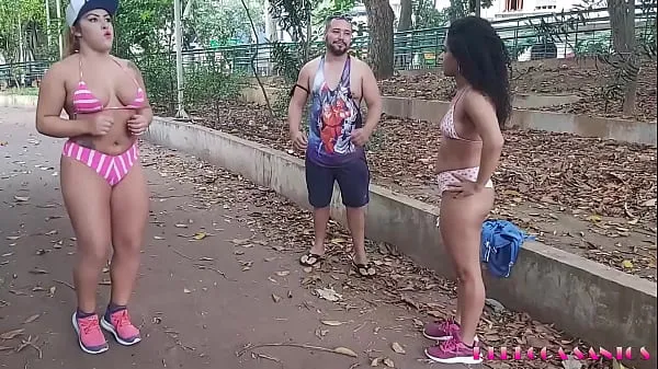 Se Me and my friend training and a guy appeared, the horny guy hit and we carried him to the Ap - Alessandra Carvalho friske videoer