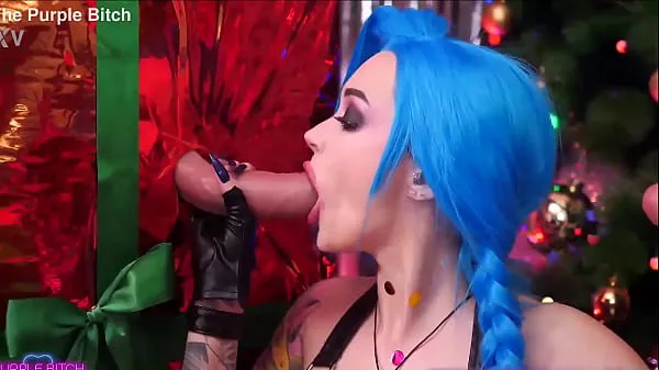 Mira X-mas Glory Hole para el cosplay de Jinx nuevos videos