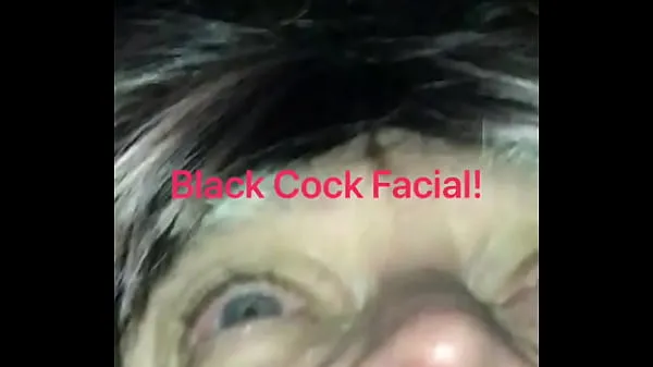 شاهد مقاطع فيديو جديدة Mature Tranny Getting Facial from Black Cock